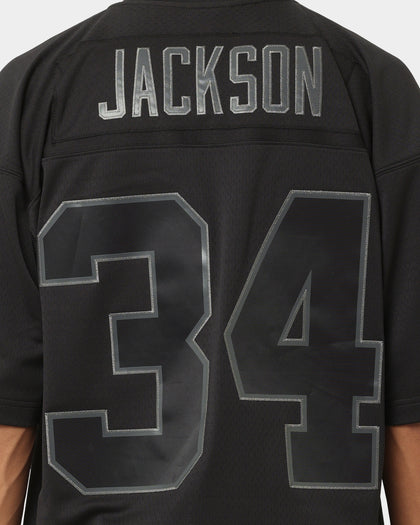 Mitchell & Ness Bo Jackson Los Angeles Raiders '88-89 Triple Black Legacy Jersey Black