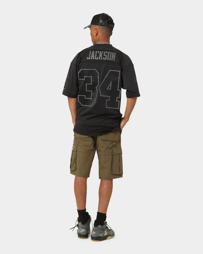 Mitchell & Ness Bo Jackson Los Angeles Raiders '88-89 Triple Black Legacy Jersey Black