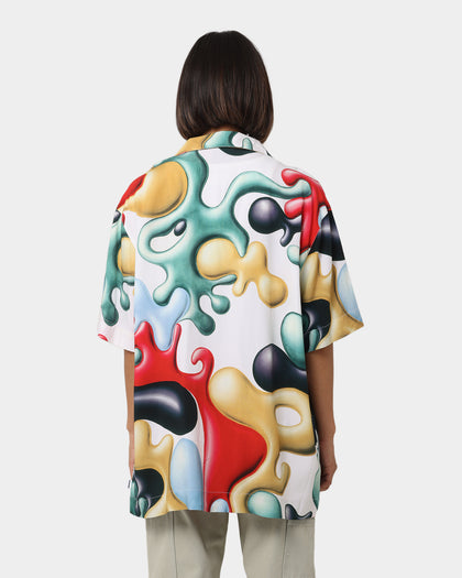 Carré X Kenny Scharf Blobareblob Button Up Shirt Off White