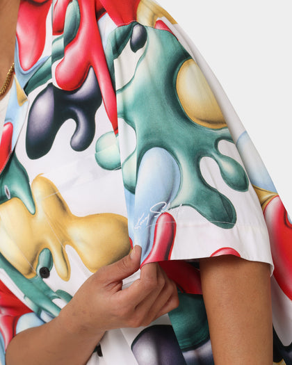 Carré X Kenny Scharf Blobareblob Button Up Shirt Off White