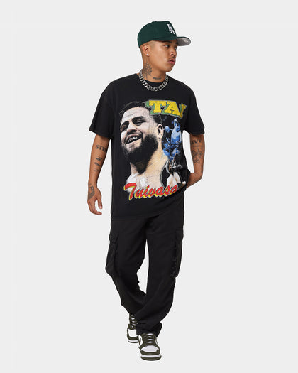 Goat Crew X Tai Tuivasa Tai Face Vintage T-Shirt Washed Black