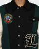 Lifted Anchors Claridge Letterman Jacket Cream