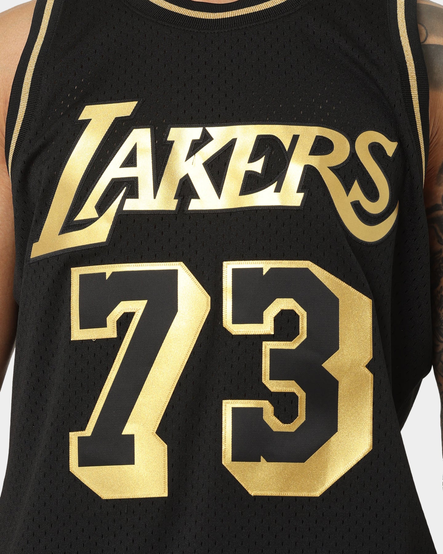 Mitchell & Ness Dennis Rodman Los Angeles Lakers Black Gold Swing