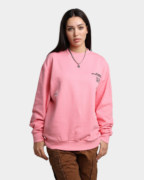 Students Golf Better Swing Bureau Crewneck Salmon