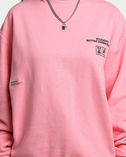 Students Golf Better Swing Bureau Crewneck Salmon