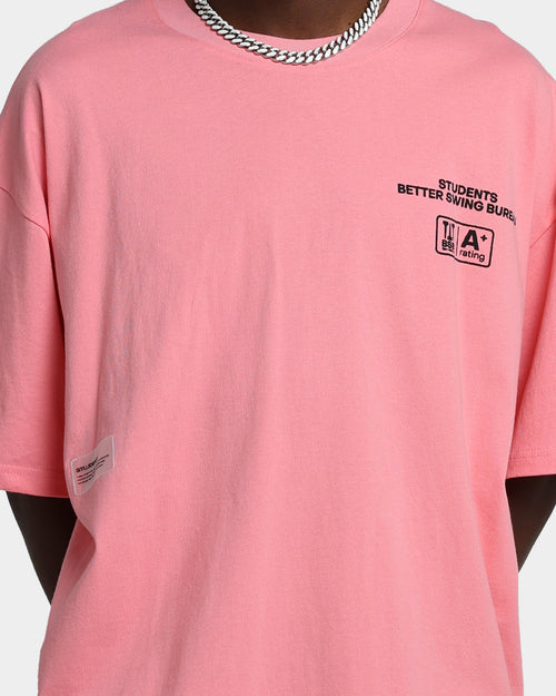 Students Golf Better Swing Bureau T-Shirt Salmon
