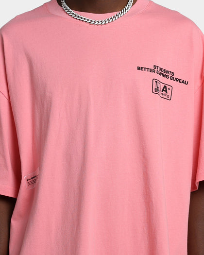 Students Golf Better Swing Bureau T-Shirt Salmon