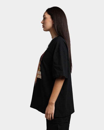 Students Golf Front 9 Fire T-Shirt Black