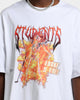 Students Golf Front 9 Fire T-Shirt White