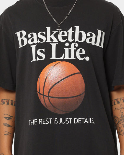 Mitchell & Ness Basketball Is Life T-Shirt Black