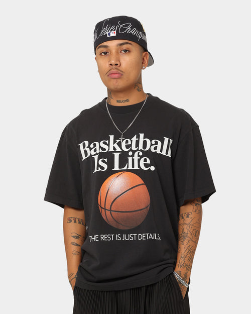 Mitchell & Ness Basketball Is Life T-Shirt Black