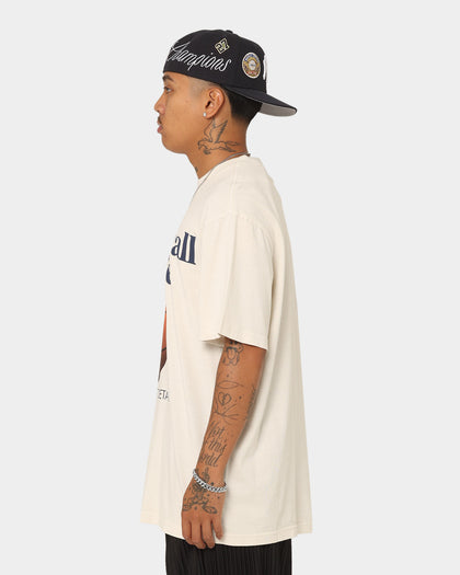 Mitchell & Ness Basketball Is Life T-Shirt Unbleached