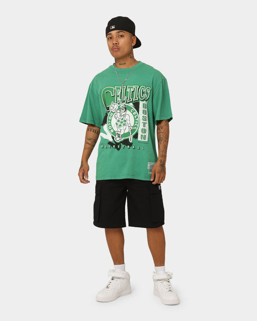 Mitchell & Ness Boston Celtics Brush Off T-Shirt Faded Green