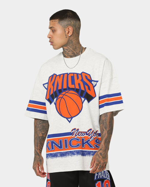 Mitchell & Ness New York Knicks Conference T-Shirt Silver Marle