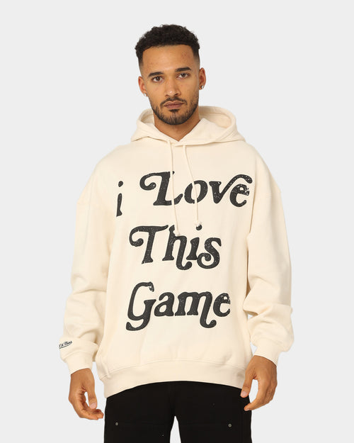 Mitchell & Ness I Love This Game Hoodie Unbleached
