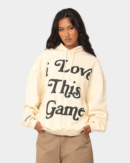 Mitchell & Ness I Love This Game Hoodie Unbleached
