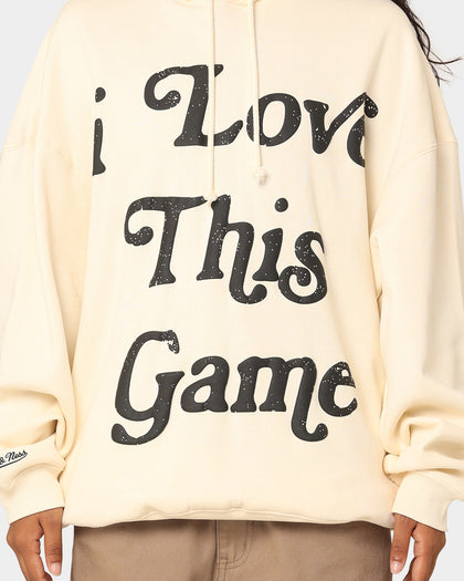 Mitchell & Ness I Love This Game Hoodie Unbleached