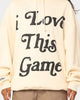 Mitchell & Ness I Love This Game Hoodie Unbleached
