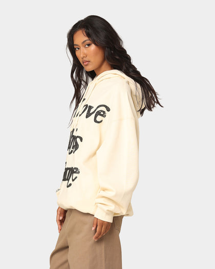 Mitchell & Ness I Love This Game Hoodie Unbleached