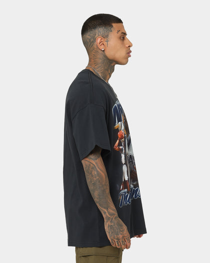 Mitchell & Ness Allen 'The Answer' Iverson Georgetown Hoyas T-Shirt Faded Black