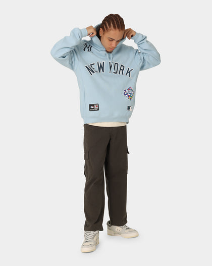 Majestic Athletic New York Yankees World Series Champ Graphic Hoodie Glacial Blue