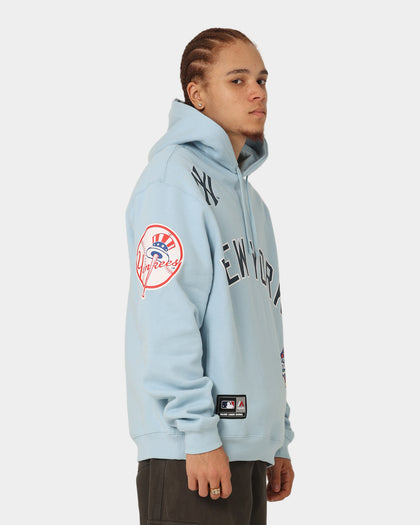 Majestic Athletic New York Yankees World Series Champ Graphic Hoodie Glacial Blue
