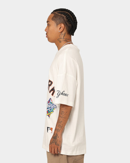 Majestic Athletic New York Yankees World Series Champs Graphic T-Shirt Vintage White