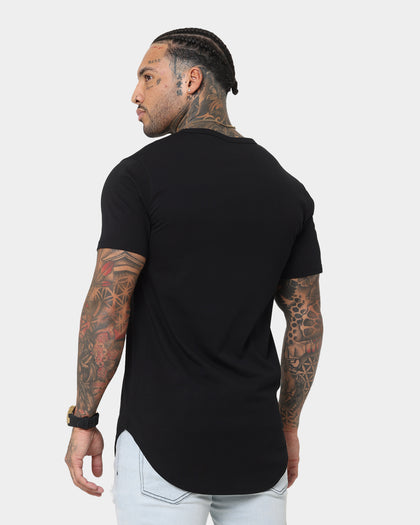 Saint Morta Gothic Paisley El Duplo Short Sleeve T-Shirt Black/White