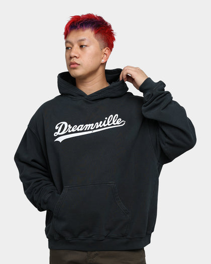 Dreamville Dreamville Logo Vintage Hoodie Washed Black