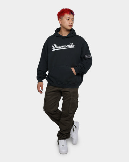 Dreamville Dreamville Logo Vintage Hoodie Washed Black