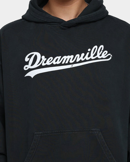Dreamville Dreamville Logo Vintage Hoodie Washed Black