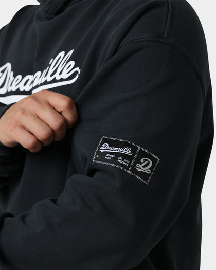 Dreamville Dreamville Logo Vintage Hoodie Washed Black