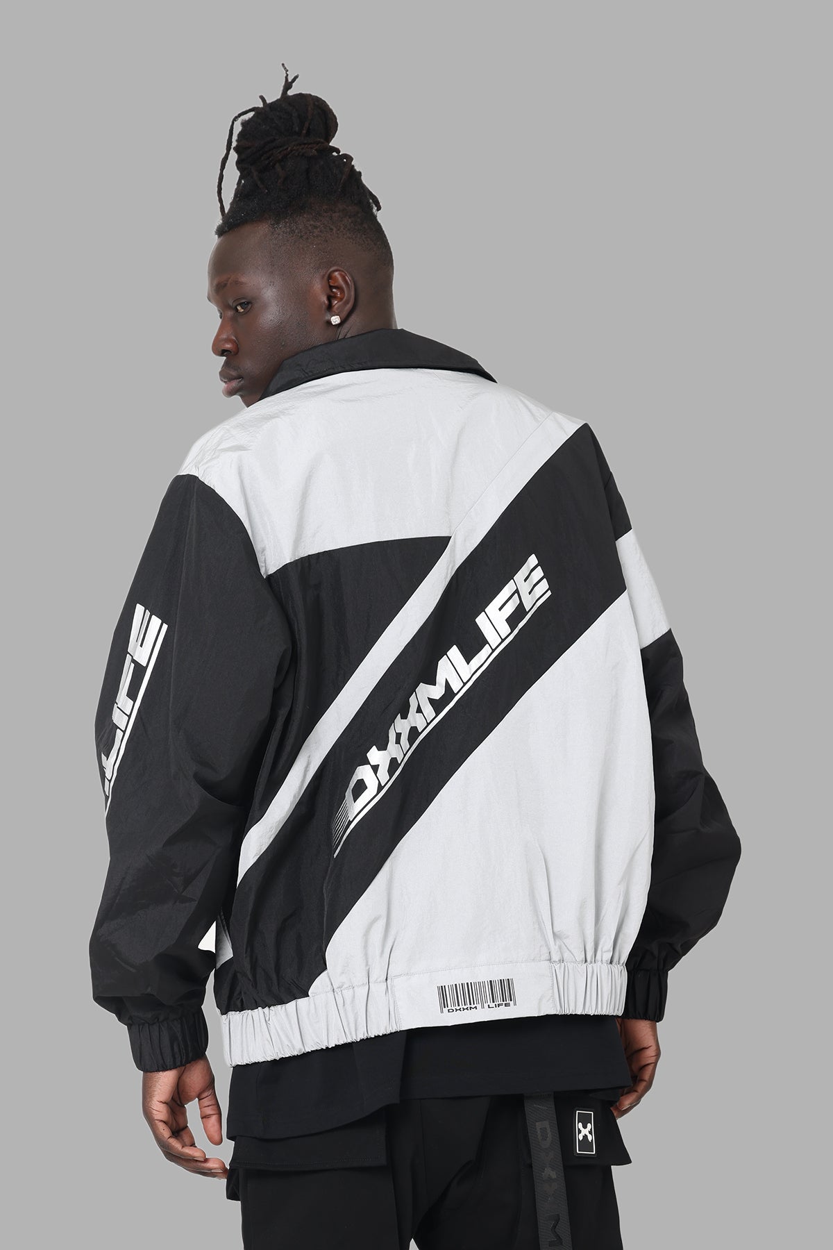 DXXMLife L-6 C Racing Windbreaker Black/Grey | Culture Kings US