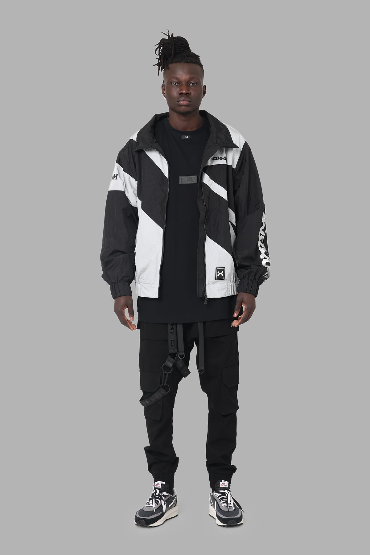 DXXMLife L-6 C Racing Windbreaker Black/Grey | Culture Kings US