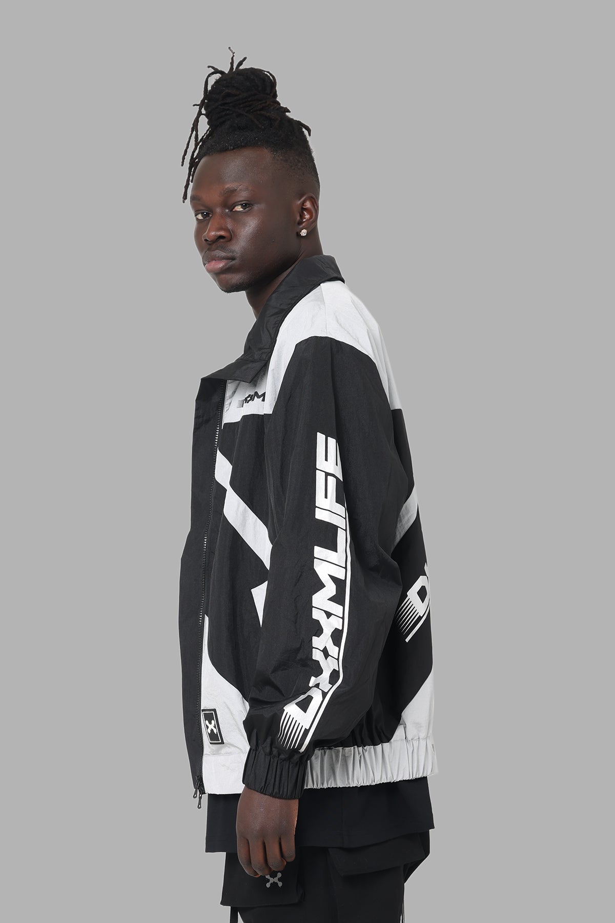 DXXMLife L-6 C Racing Windbreaker Black/Grey | Culture Kings US