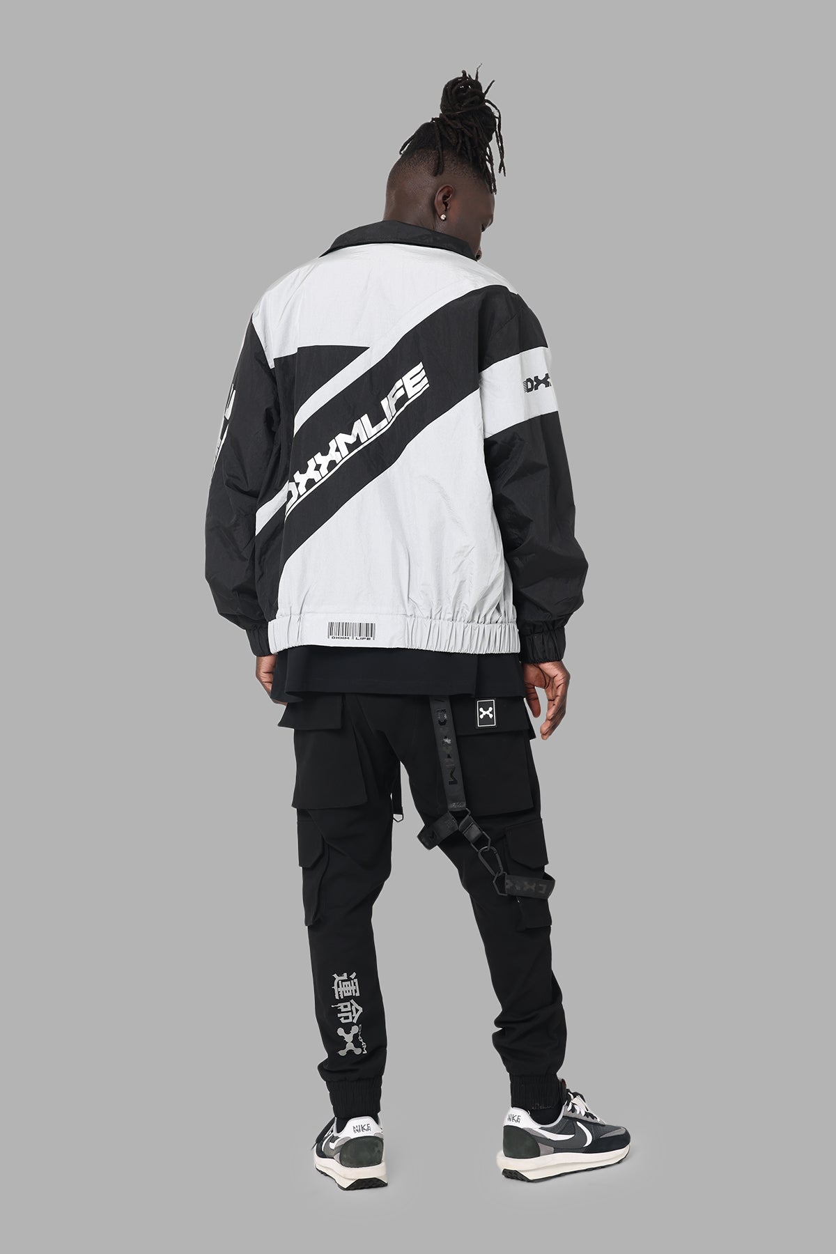 DXXMLife L-6 C Racing Windbreaker Black/Grey | Culture Kings US