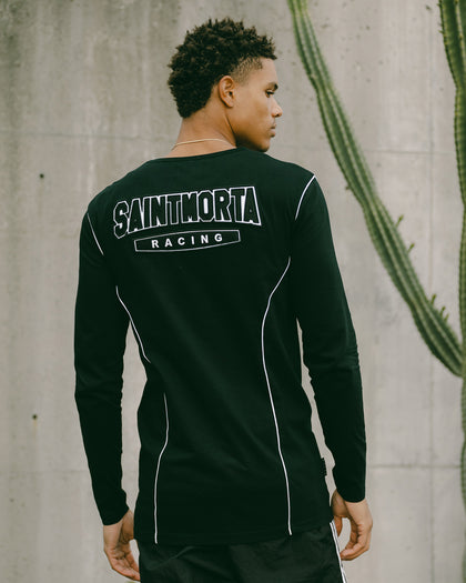 Saint Morta Pro Racing Long Sleeve T-Shirt Black