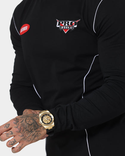 Saint Morta Pro Racing Long Sleeve T-Shirt Black