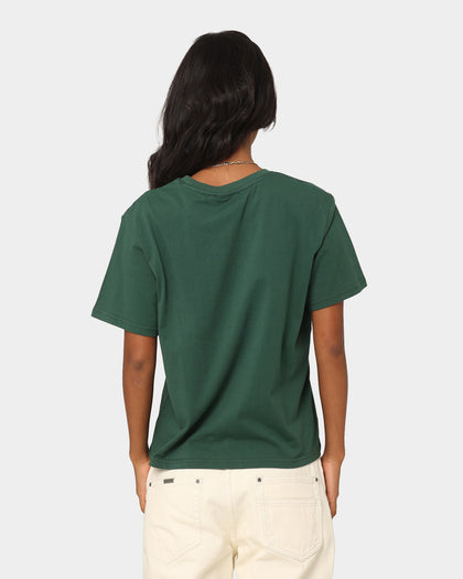 Majestic Athletic Women's Los Angeles Dodgers Boxy T-Shirt Dark Cedar