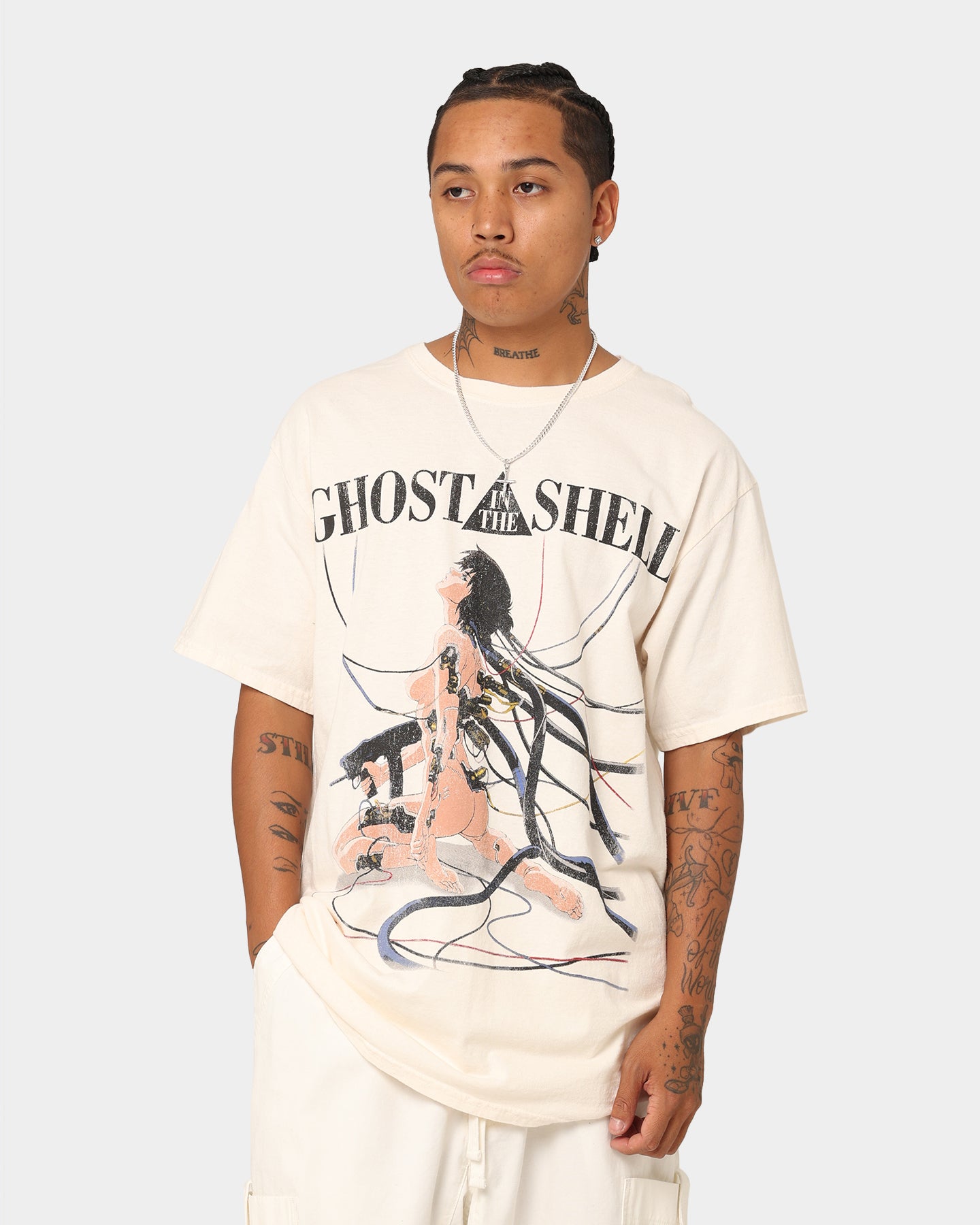 Goat Crew X Ghost In The Shell Major T-Shirt White | Culture Kings US