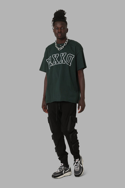 DXXMLife L-6 A Hi Vis Oversized T-Shirt Dark Green