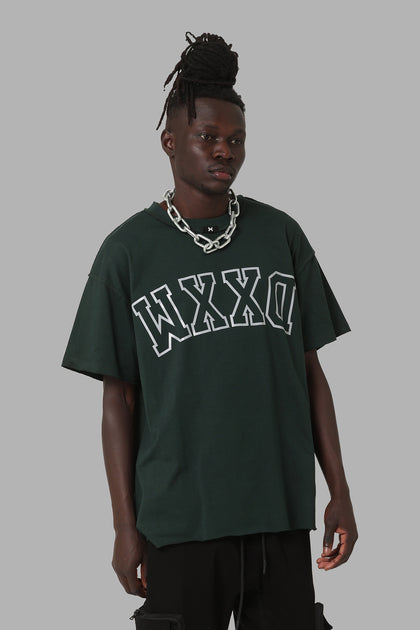DXXMLife L-6 A Hi Vis Oversized T-Shirt Dark Green