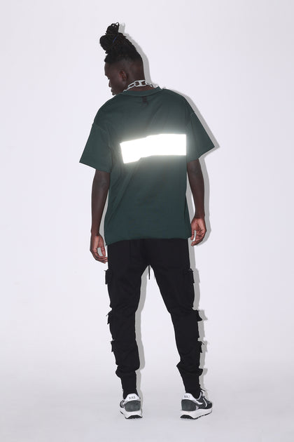 DXXMLife L-6 A Hi Vis Oversized T-Shirt Dark Green