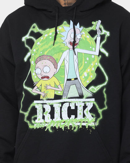 Goat Crew X Rick And Morty Portal Hoodie Black