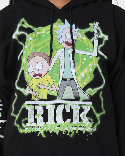 Goat Crew X Rick And Morty Portal Hoodie Black