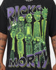 Goat Crew X Rick And Morty R&M Vintage T-Shirt Washed Black