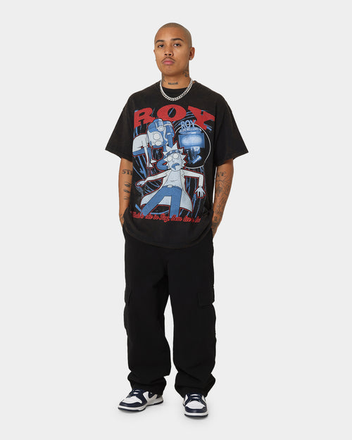 Goat Crew X Rick And Morty Roy Vintage T-Shirt Washed Black