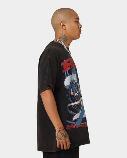 Goat Crew X Rick And Morty Roy Vintage T-Shirt Washed Black