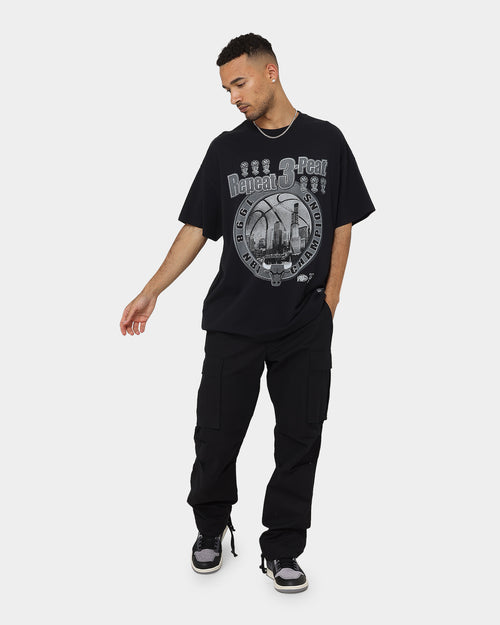 Mitchell & Ness Chicago Bulls Repeat 3-Peat T-Shirt Faded Black