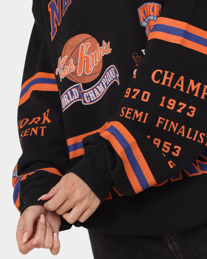 Mitchell & Ness New York Knicks World Champ Crewneck Faded Black